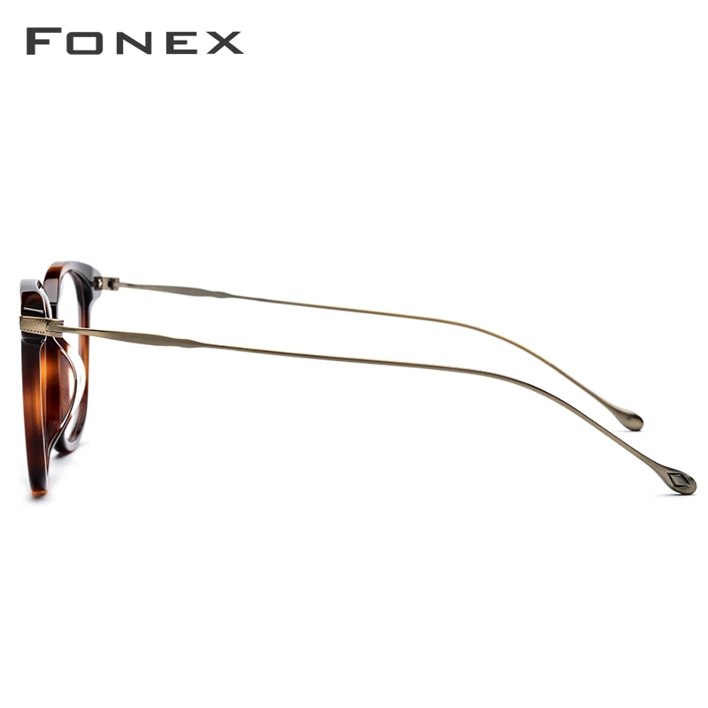 US $43.86 Fonex Titanium Optical Glasses Frame Men New Fashion Vintage Square Prescription Eyeglasses Women Myopia Spectacle Eyewear 854