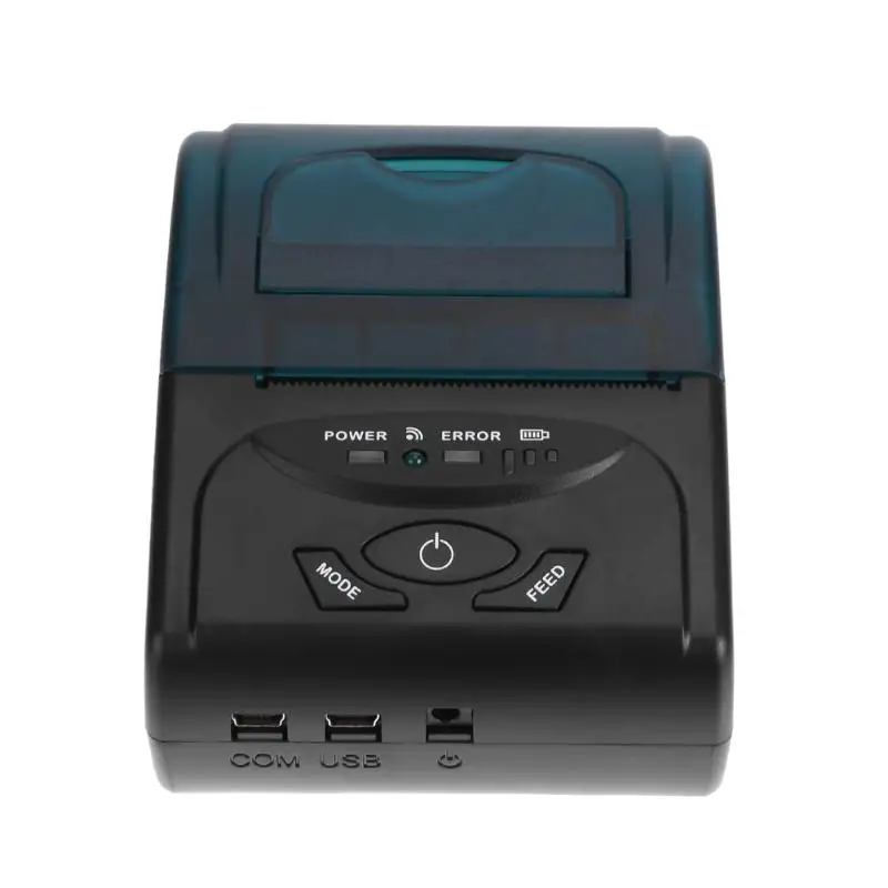 

US Plug Thermal Printer Mini Portable Bluetooth Wireless Receipt Thermal Printer for Android PC For Restaurant Supermarket