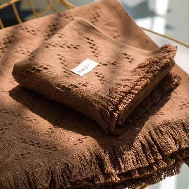 Tassel towel set (2pcs) breathe freely 100 cotton Nordic tassel beach towel 70*140cm Turkey craft gift summer towel soft new cheap Machine Washable Stripe Woven Square 15s-20s Plaid xs008 0 40KGS Yovepii grey beige coffee pink Towel set 1pc shower towel 1pc wash towel 1pc face Tassel towel set (2pcs) breathe freely 100 cotton Nordic tassel beach towel 70*140cm Turkey craft gift summer towel soft new cheap Machine Washable Stripe Woven Square 15s-20s Plaid xs008 0 40KGS Yovepii grey beige coffee pink Towel set 1pc shower towel 1pc wash towel 1pc face