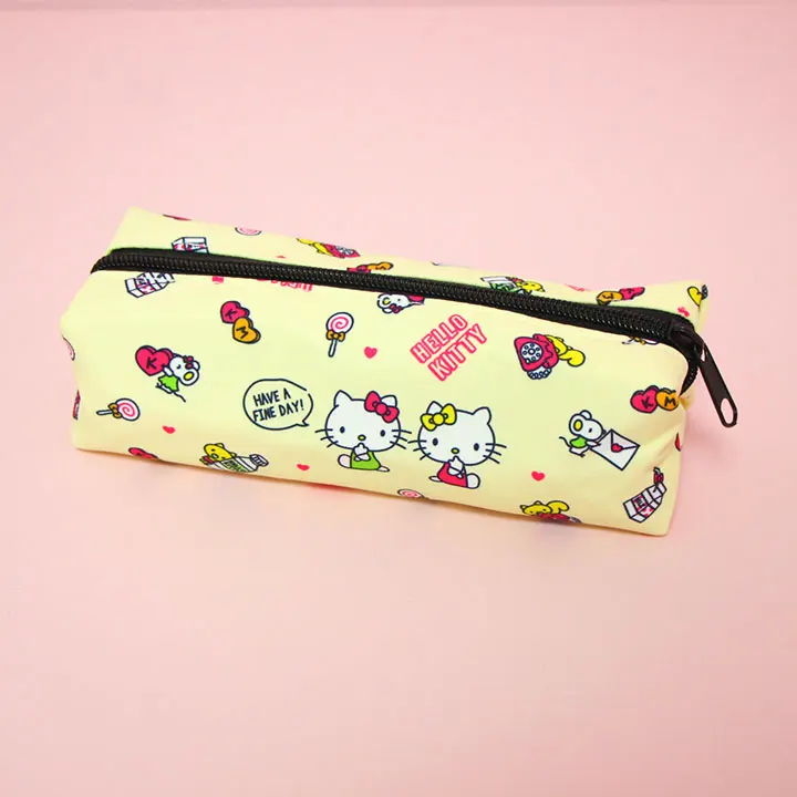 Мультфильм Sanrio, Hello Kitty с рисунками из мультфильма «My Melody Cinnamoroll маленький Две звезды тряпичный кошелек чехол для девочек сумки-косметички в пенал