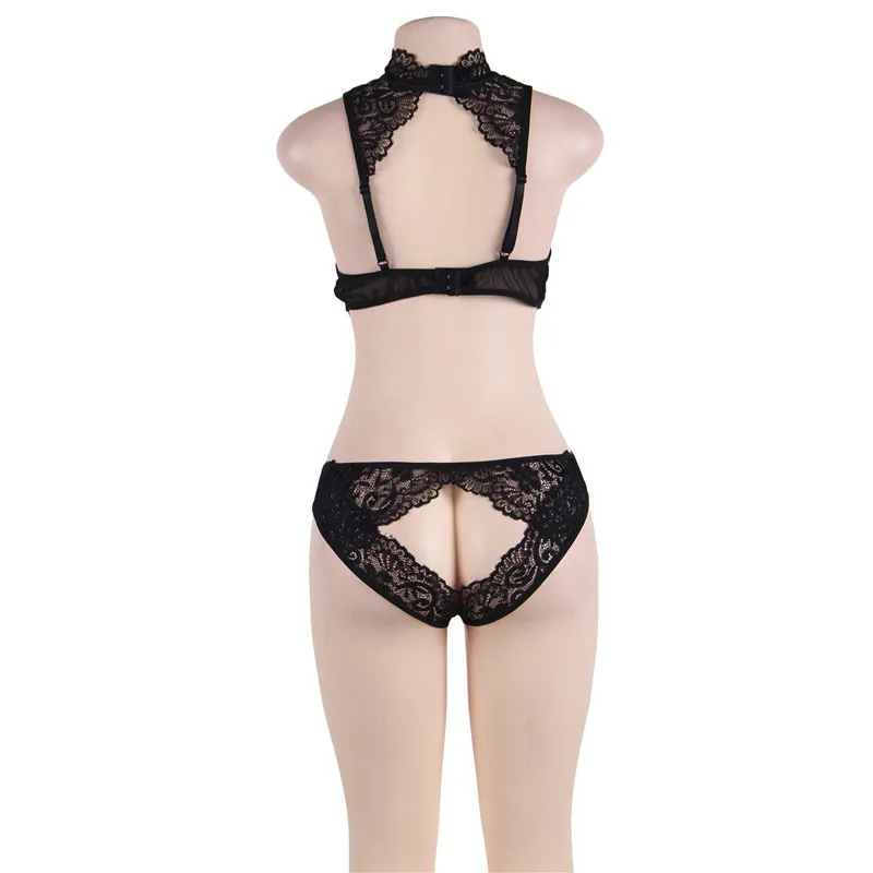 Comeonlover Lace Set High Neck Hot Sexy Lingerie Bra Set Open Bust Erotic Panty Sets Open Hips Sexy Ensemble Lingerie RE80582 Comeonlover Lace Set High Neck Hot Sexy Lingerie Bra Set Open Bust Erotic Panty Sets Open Hips Sexy Ensemble Lingerie RE80582