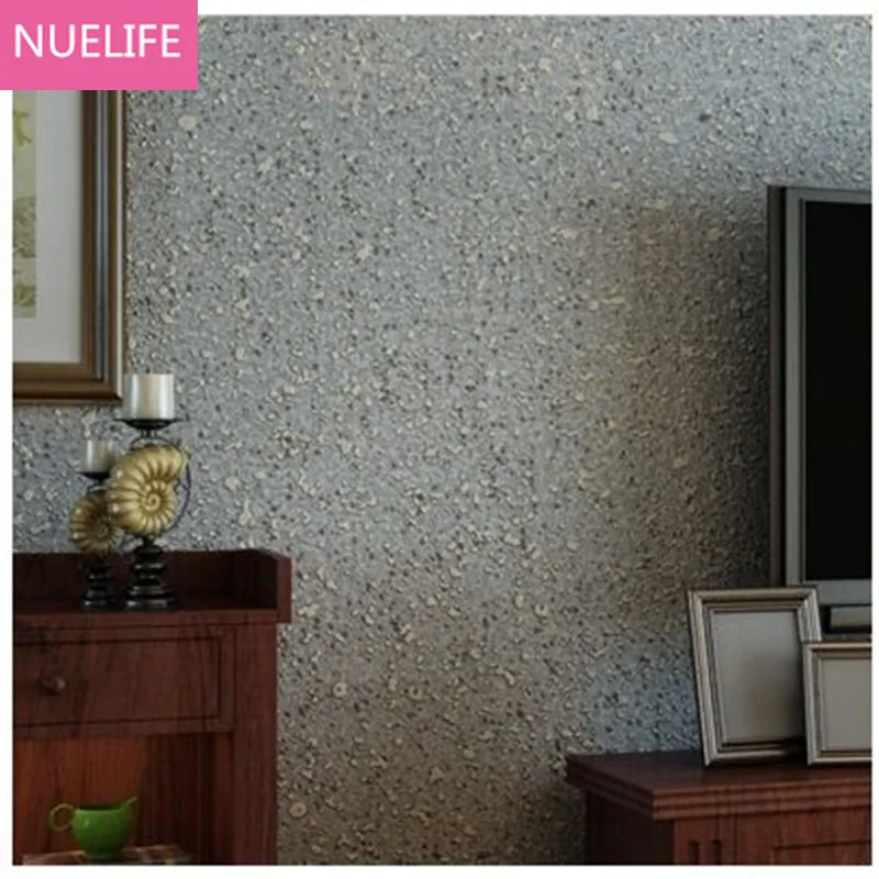 

0.53x10m Modern diatom mud pure color gray nonwoven fabric wallpaper bedroom living room clothing store background wall paper N2