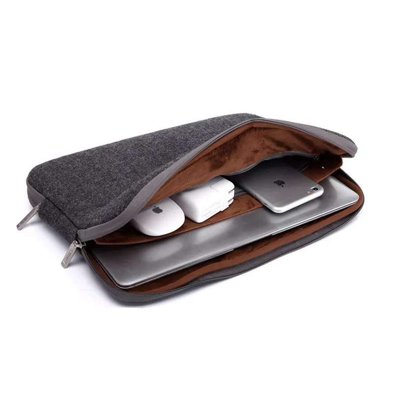 2016 new Felt Waterproof Laptop Bag for Women and Men 11 13 14 15 15.6 for Macbook Air/Pro 13 Laptop Sleeve Case 13.3