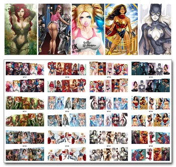 

New 12 Sheets/Lot Nail MT37-48 Mix Cartoon Hot Person Nail Art Water Transfer Decal Sticker For Nail Art Tattoo(12 DESIGNS IN 1)