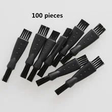 100 шт. сменная бритва щетка для чистки бритв для бритвы Philips, Braun, Panasonic, Remington бритвенная щетка