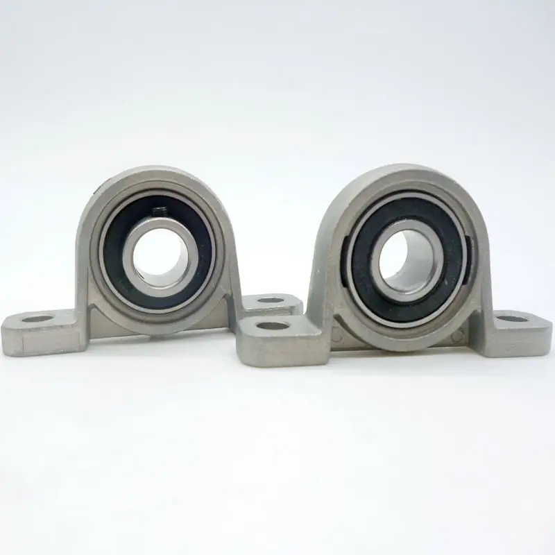 2pcs 12mm Pillow Block Cast Housing Mounted Ball Bearings Micro