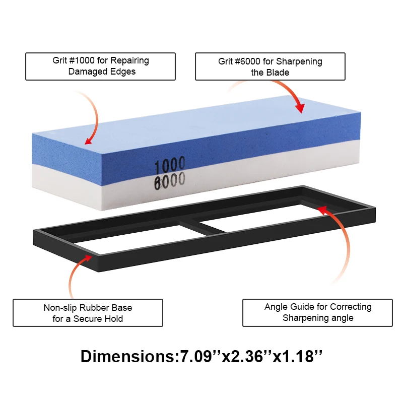 6000 1000 3000 Грит Кухня Ножи заточка профессиональная точилка для ножей, точильный камень, точильные камни Кухня шлифовальный станок хонинговальный инструмент