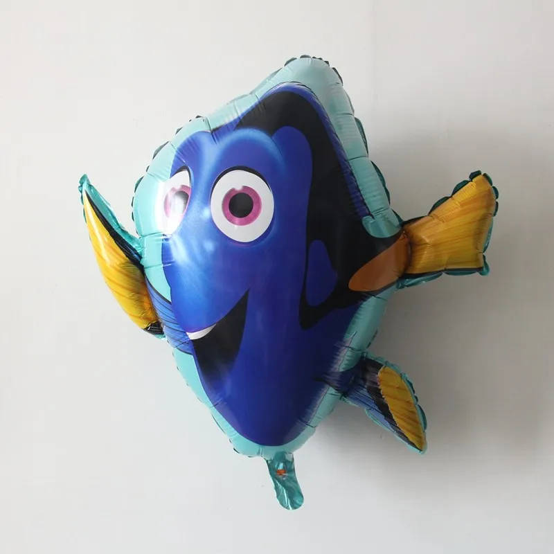 Рыба плоскодонка мультфильм игрушка рыбка алюминиевые фольги Воздушные шары Свадебный декор для комнаты детский игрушечный воздушный шар товары для дня рождения
