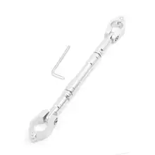 Uxcell мотоцикл 7/" Руль Крест Бар Руль прочный рычаг Серебряный тон