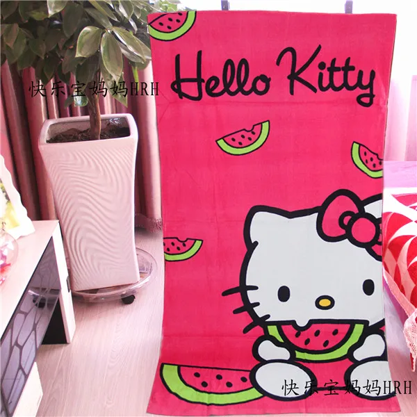 

1PC 140*70cm Cartoon Kawaii Hello Kitty Travel Swim Spa Beach Bath Towel Bathroom ShowerTowel Gift Kids Children Birthday Gift