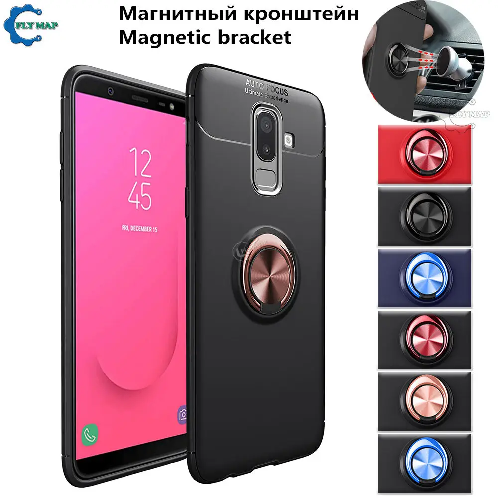 Силиконовый чехол для Samsung Galaxy J4 Plus J415 J415F J415FN/DS Невидимый кронштейн телефона J4Plus