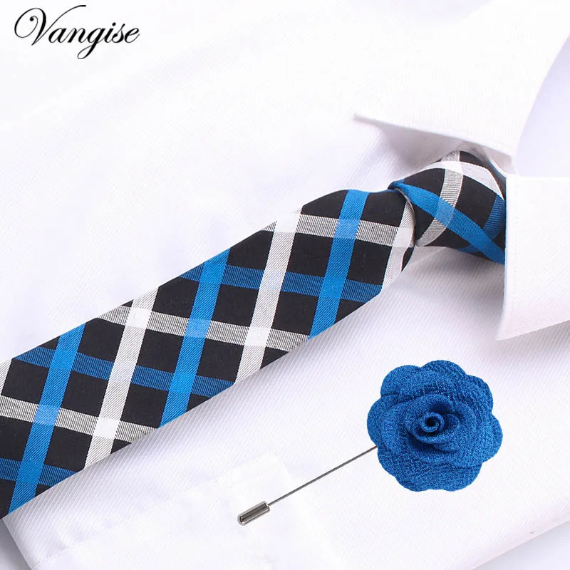 

Man New Neck Tie&brooch Cravatte Fashion Striped patchwork Plaid 6cm Tie Gravata Slim Tie Neckties For Men Bolo Ties Men Legami