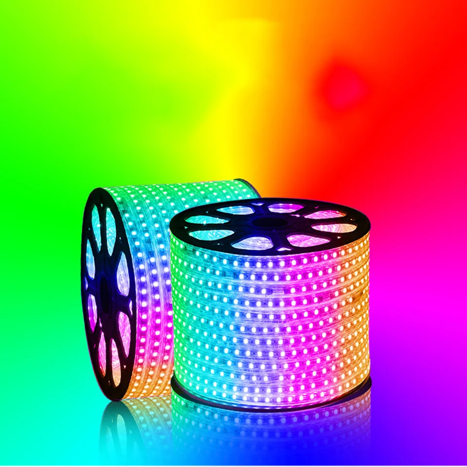  GD 13M 15M 20M 25M 35M 50M LED Strip With IR RF IP65 Waterproof or Bluetooth Remote Controller AC22 - 33023631992