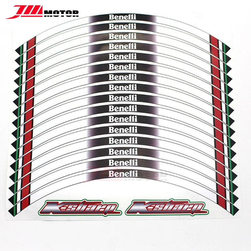 16 шт. светоотражающие полоски на обод колеса для мотоцикла Benelli BJ300GS TNT TRK502