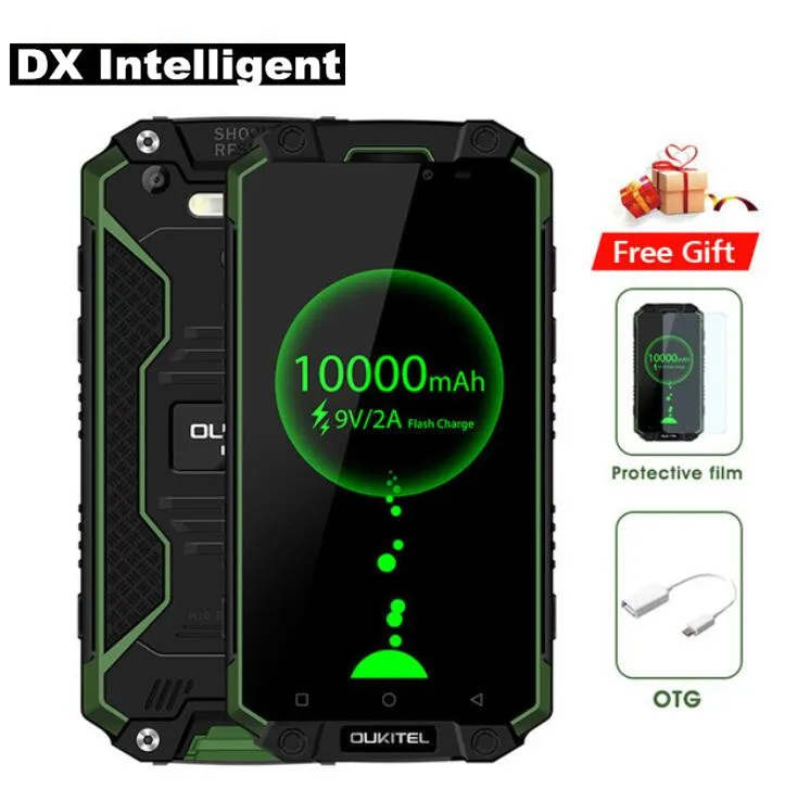 OUKETEL K10000 Max 3 GB 32 MTK6753 Octa Core 10000 mAh Мобильный телефон 5 дюйма Android 7 0 отпечатков пальцев