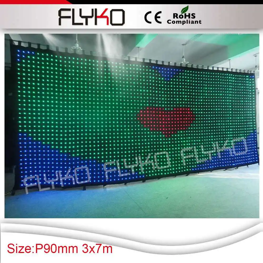 

Free Shipping high quality led flexible curtain/ soft xxx videos