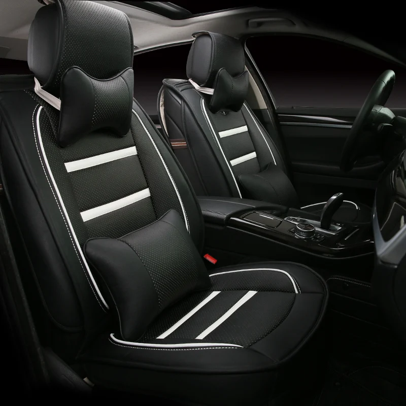 

3D Styling Car Seat Cover For Honda Accord Civic CRV Crosstour Fit City HRV Vezel,High-fiber Leather,