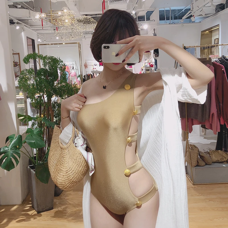 Sysswimsuit сексуальный женский цельный купальник сплошной Бандаж пуш-ап купальник горячая пляжная одежда для девочек купальный костюм 2 цвета