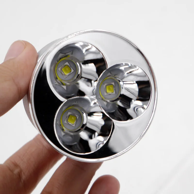 

3 x Cree XM-L2 U3-1A 6500K Cool White 3800 Lumens 8.4V LED Drop in for TrustFire TR-3T6 TR-3L2 Flashlight (Dia 50mm)