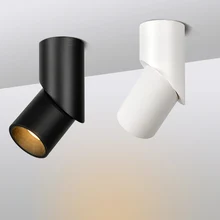 Высококачественный складной поверхностный монтируемый светильник с поворотом на 360 градусов 7 Вт 12 Вт Светодиодный точечный светильник AC85-265V светильник