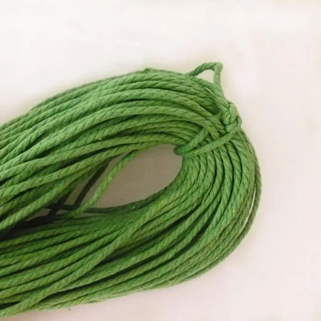 12pieces Mixed Color 2mm Round Wax Cotton Cord Thread DIY Bracelet Necklace Jewelry Beading Craft Supply