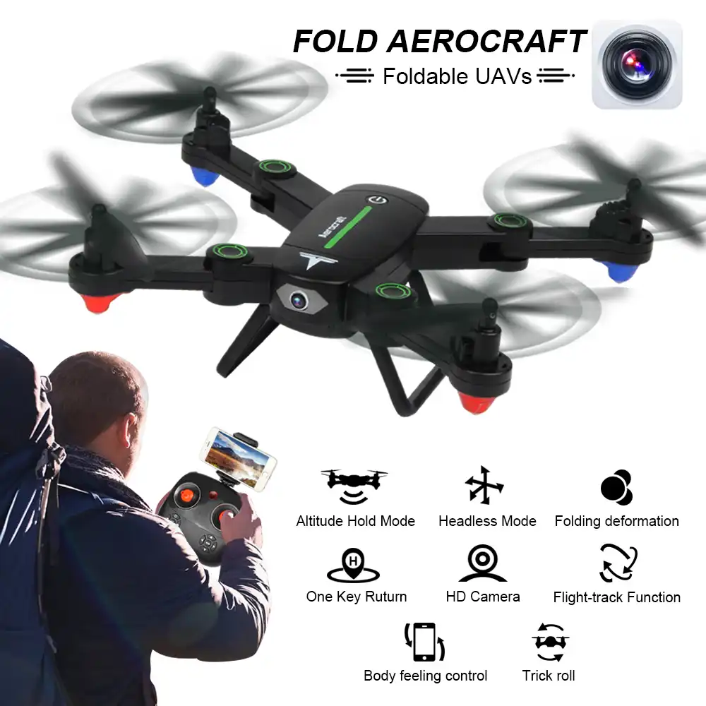 2.0 mp hd wifi camera rc quadcopter drone