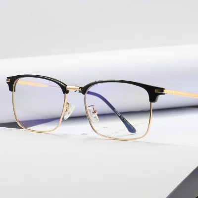 

COOLSIR TR90 Frame Square Anti Blue Light Blocking Glasses Led Reading Radiation-resistant Computer Glasses Gaming Eyewear