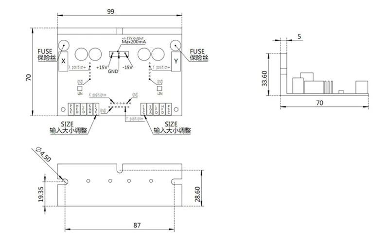 400nm-700nm DT50Kpps высокая скорость сканирования гальванометр Galvo сканер лазерная система