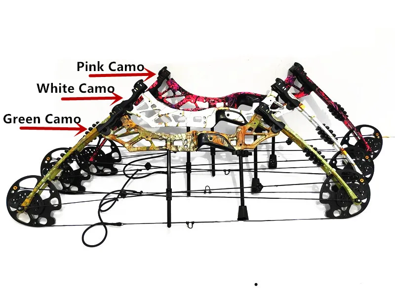 35-70lbs Регулируемый блочный лук мощный шкив лук с 80% энергосберегающей структурой для наружного стрельбы из лука охота стрельба 4 вида цветов