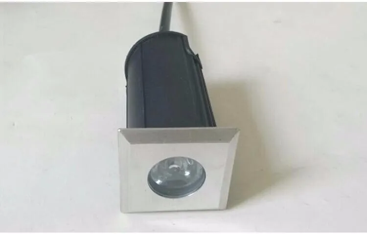 Inoxidável à Prova Conduziu a Luz Led ao ar Hot!!! Stain Água 3 w Quadrado Subterrânea Enterrado Luzes Livre Luz ac - Dc12v d' Ip68 4 Luzes e Iluminação
