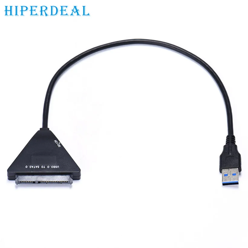 

HIPERDEAL advanced adapter USB 3.0 to SATA 3.0 7+15 Pin Adapter For 2.5 3.5 HDD SSD Hard Disk Drive 2017 1PC