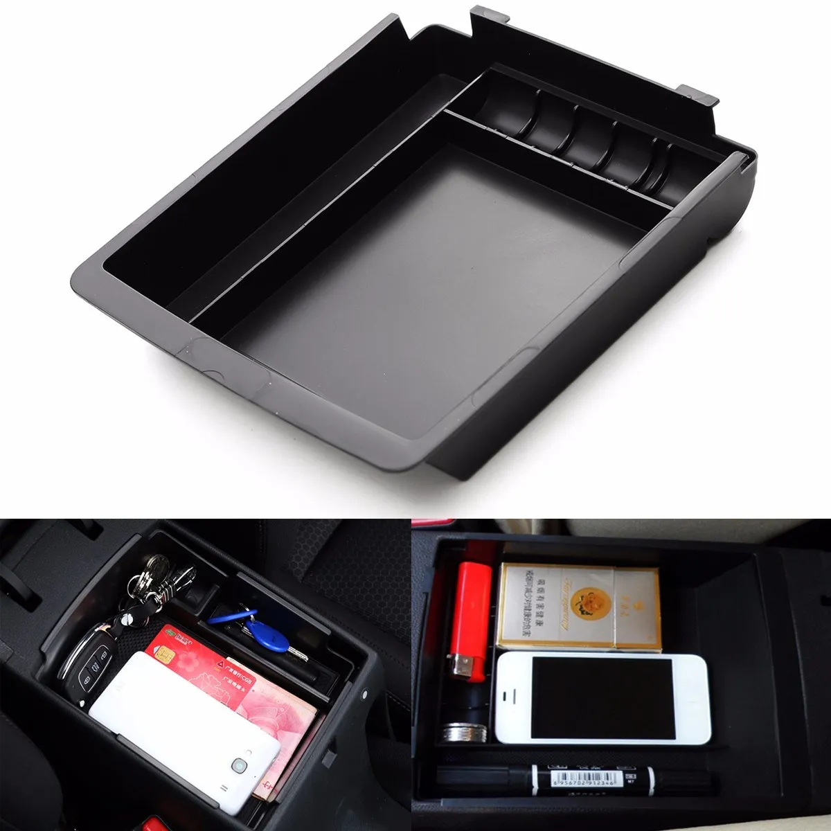 Hyundai Sonata: Center console storage Hyundai Sonata: Center console storage