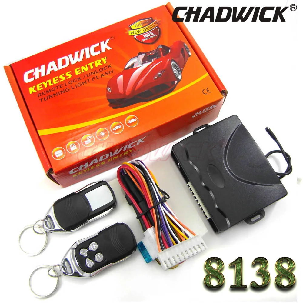 

Car Auto Remote Central Kit Door Lock Locking Vehicle Keyless Entry System New With Remote Car accessories styling CHADWICK 8138
