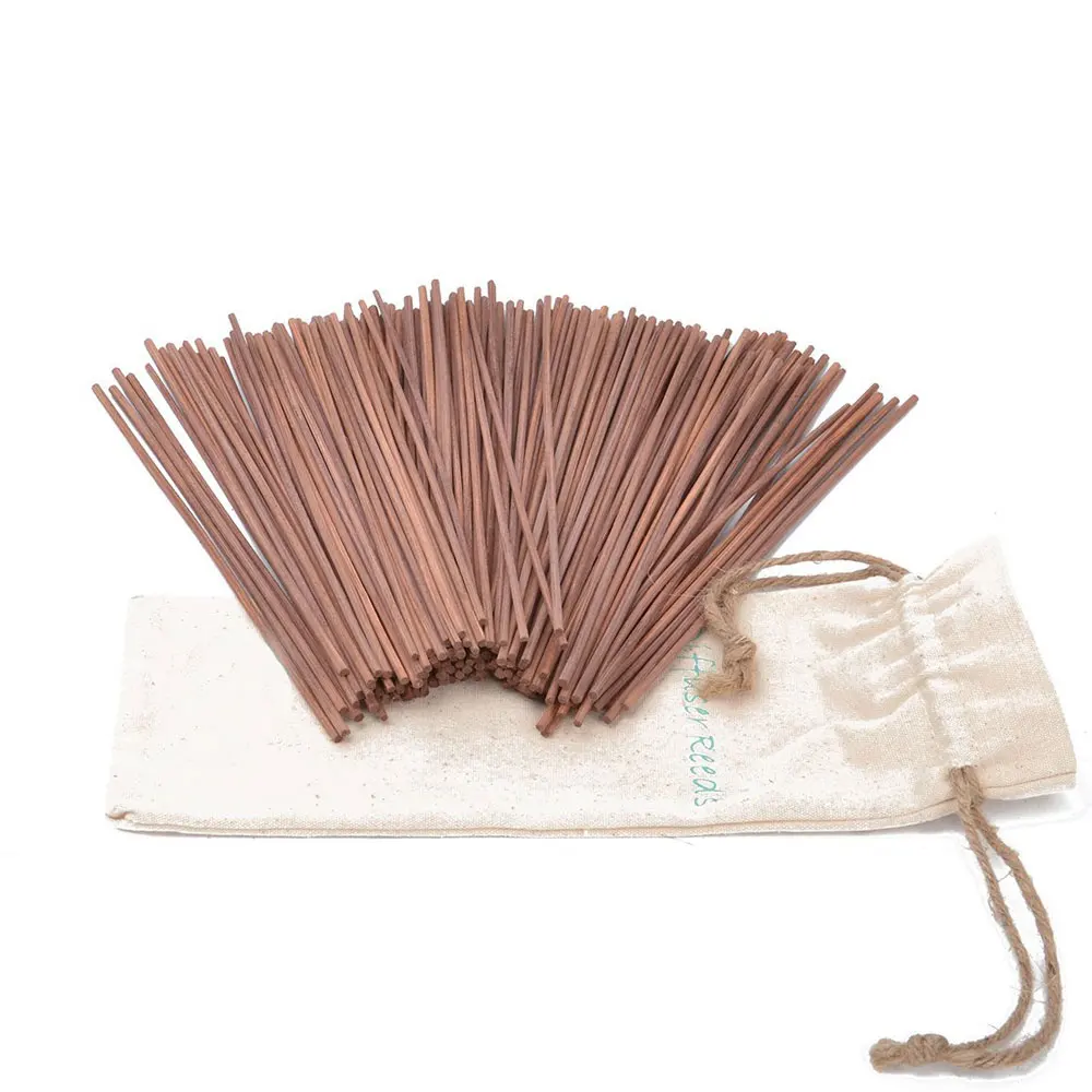 

50Pcs Premium Brown Rattan Reeds Fragrance Diffuser Replacement Refill Sticks 250mm *3.5mm for Loffon & all