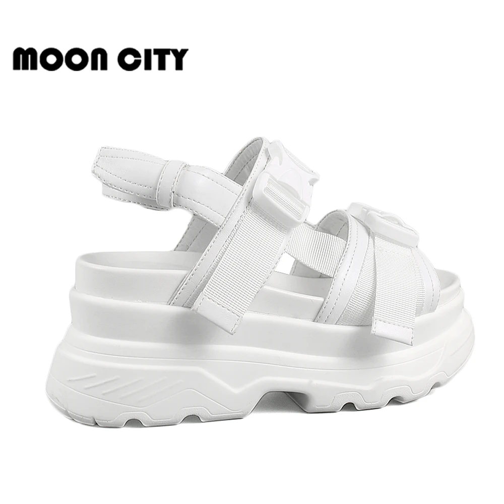 Women Sandals 2019 New Fashion Summer Platform Shoes Woman Summer Height Increasing Off White Beach Sandals for Ladies sandalias
