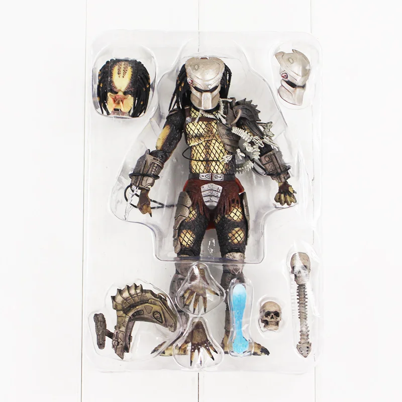 20 см NECA Alien VS. Predaor Jungle Hunter фигурка игрушки Хищник с черепом оружие Коллекционная модель куклы