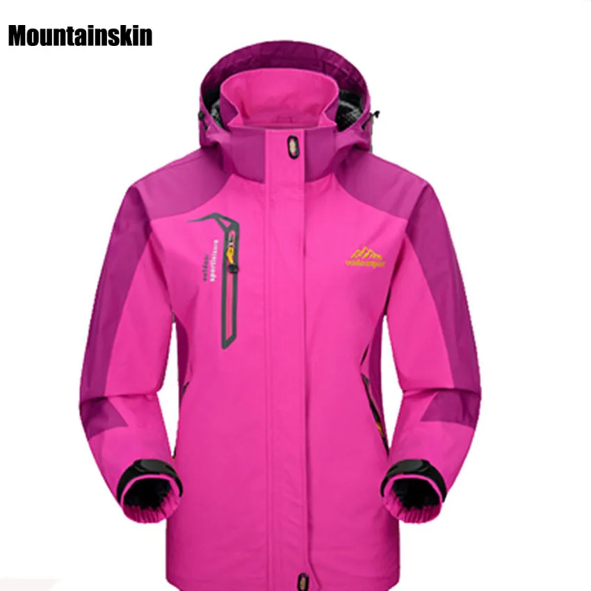Günstig 2018 frauen Frühling Herbst Im Freien Wandern Weibliche Jacke Wasserdicht Winddicht Mantel Sport Camping Trekking Klettern Jacken VB002