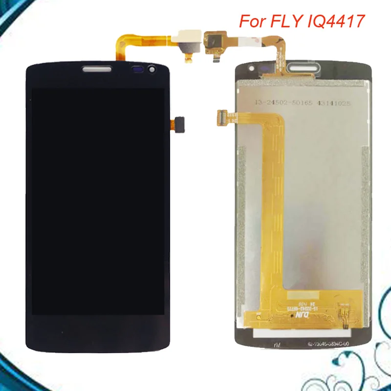 4 5 дюймов 854*480 Fly IQ 4417 ЖК-экран для IQ4417 ERA Energy 3 ЖК-дисплей полная сборка бесплатная