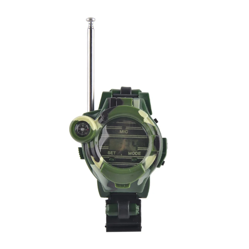 2Pcs/set Toys Walkie Talkie Watch Style Outdoor Interphone For Kids Children Play Game Electric Strong Range Clock Birthday Gift