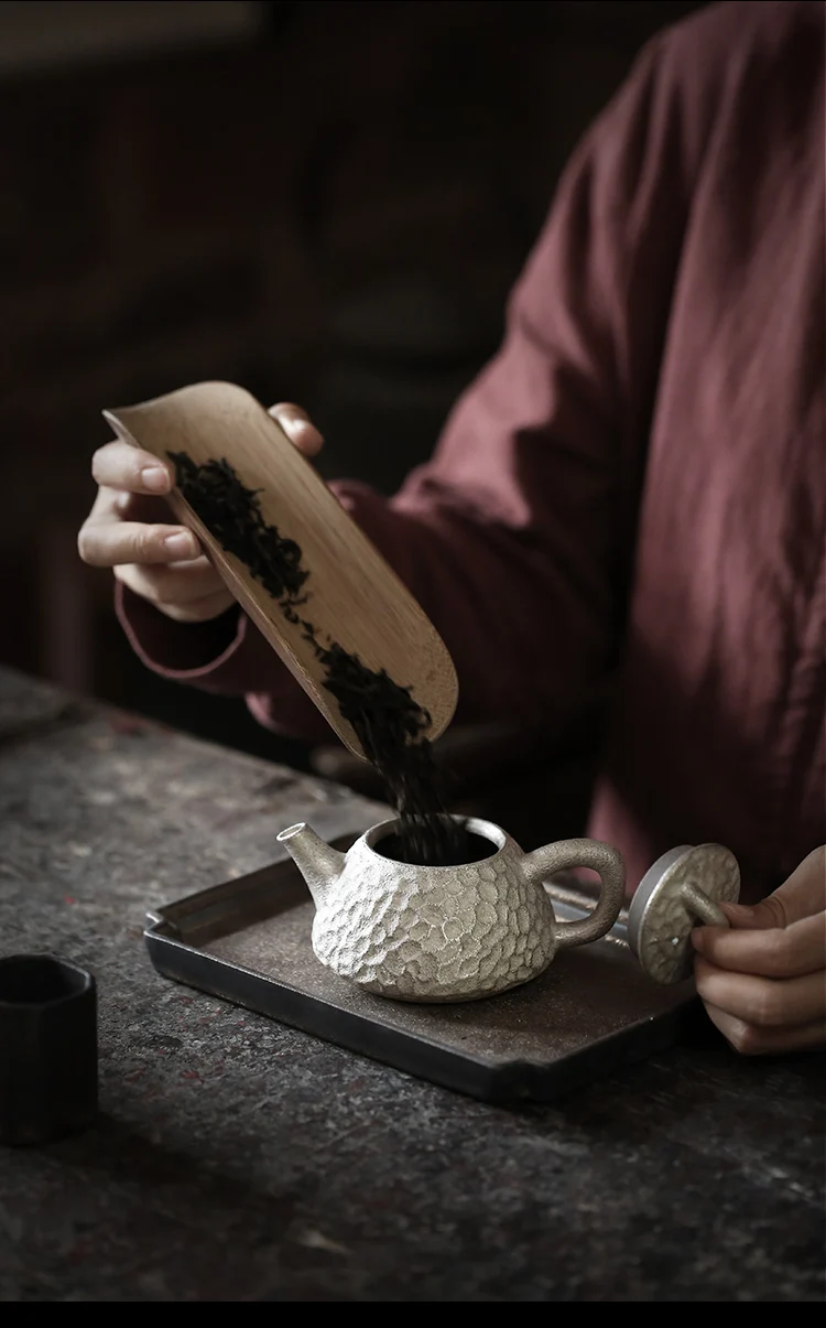 TANGPIN 999 Серебряный и керамический чайник китайские чайные наборы кунг-фу посуда для напитков 150 мл