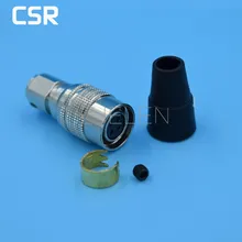 Hirose Connector 4 pin plug(female), HR10A-7P-4S, Red camera cable connector 4 pin plug