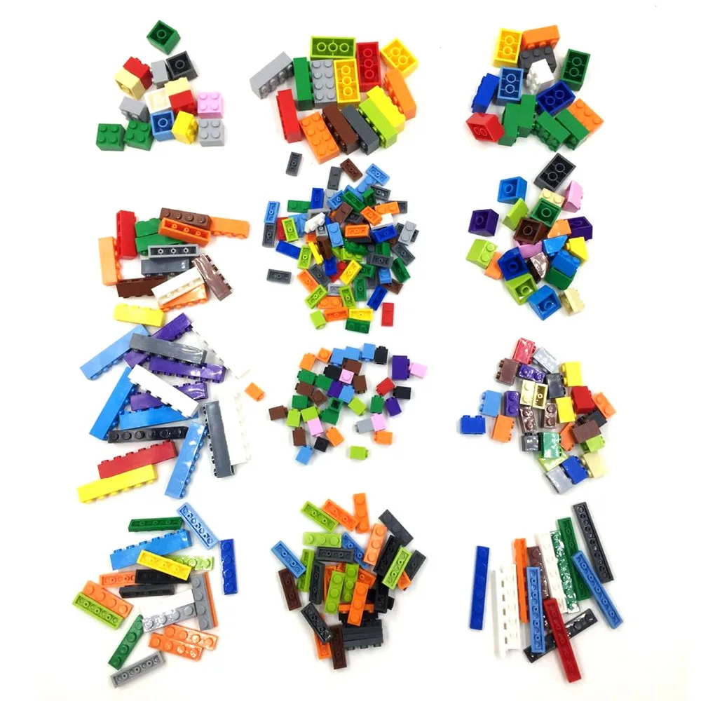 

EKIND 100pcs Building Basic Blocks Color mixing Sets DIY Creative Bricks Educational Toys For Children Fun Gift Logoing lepined