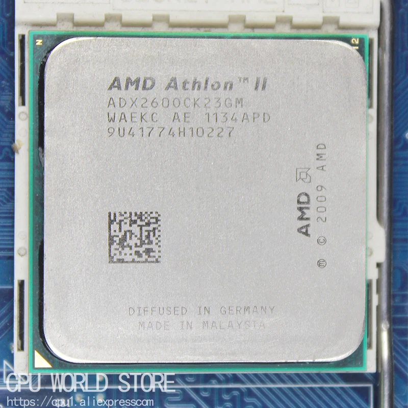 

AMD Athlon II X2 260 CPU Processor 3.2Ghz/ 2M /2000GHz Socket am3 am2+ 938 pin