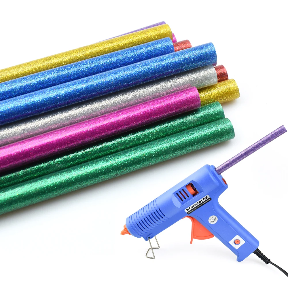 

10 Pcs/set Colored Hot Melt Glue Sticks High Quality Glue Gun Books Craft Repair General Purpose Adhesive Sticks 7*200mm