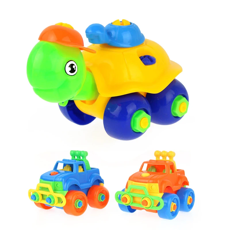 DIY plastic car repair tools for kids tools disassembling turtle
