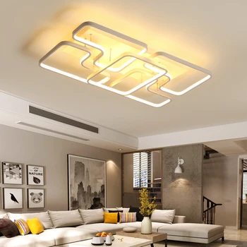 

Remote control Led Ceiling Lights Modern Surface Mounted lamparas de techo Square acrylic Ceiling lamp lamparas luminaria teto