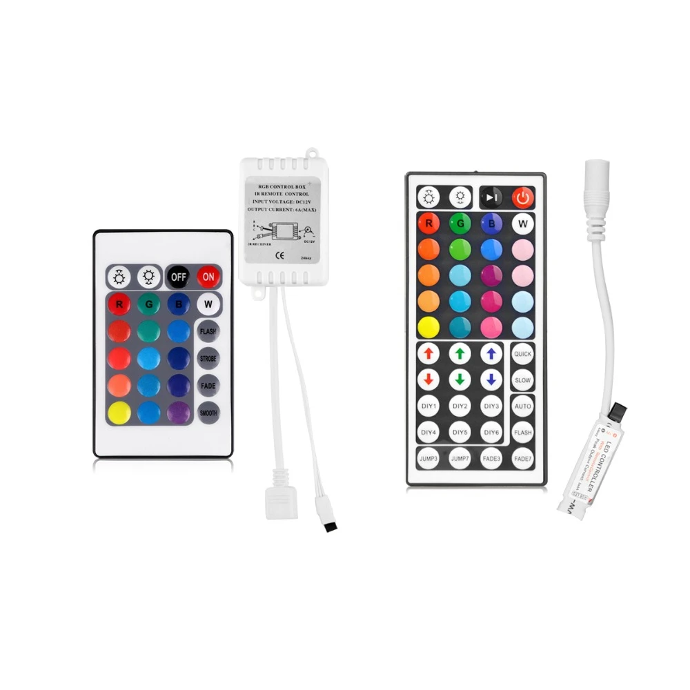 Controlador RGB LED para tira de luces LED de 12V, mando a distancia inalámbrico 2835 SMD 5050 RGB, controlador de tira LED