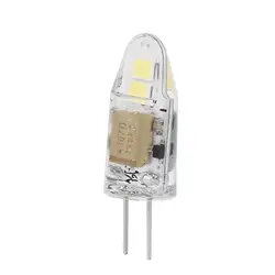 Мини без затемнения G4 4 светодио дный LED s лампы COB 2 Вт AC/DC 12 В светодио дный светодиодный свет 360 Угол луча люстра заменить галогенные лампы