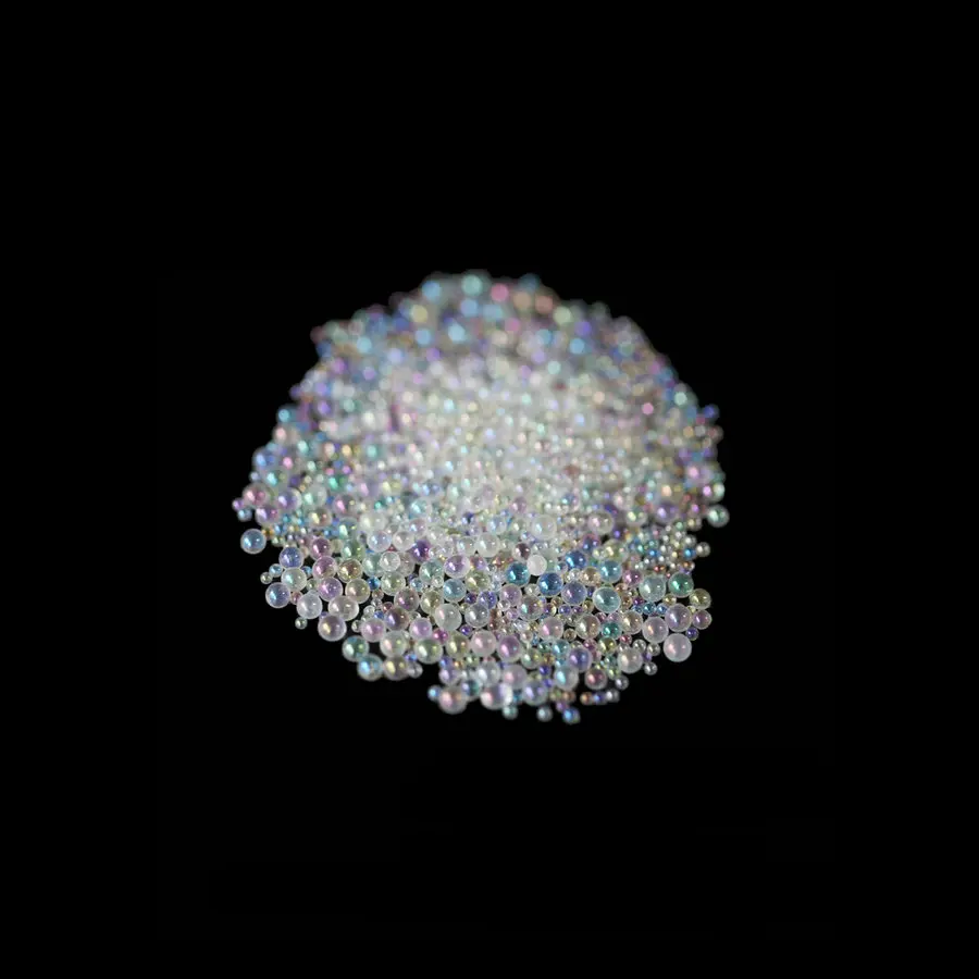 30 г 1,5-4 мм крошечные Пузырьковые бусины без отверстий для рукоделия, украшения ручной работы, аксессуары для подвесок, переливающиеся бусины для дизайна ногтей