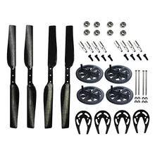 Rc quadcopter carbon fiber propeller guardia gear protector de cojinetes de accionamiento ejes principales para parrot ar drone 1 y 2.0 quadcopter